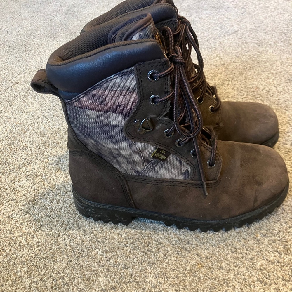 RedHead Youth 6M 600g Thinsulate Waterproof Camo Hunting Boots Brown Womens 7.5
